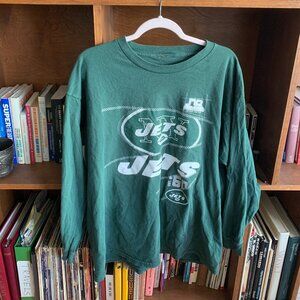 Jets Long Sleeve T-Shirt (Adult Large)